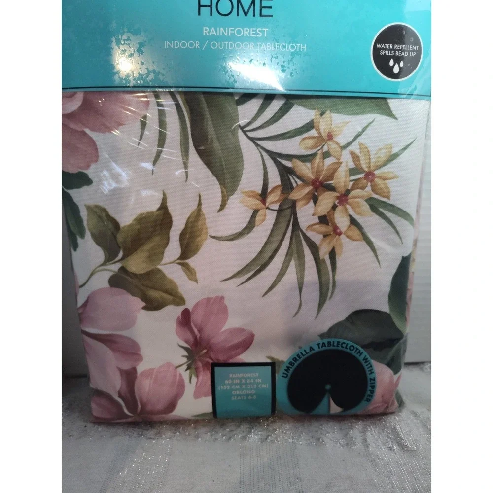 Avanti‎ Home Rainforest Indoor Outdoor Tablecloth 60